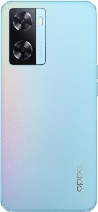 Produktbild OPPO A57s (128 GB, Sky Blue, 6.56", Dual SIM, 50 Mpx, 4G)