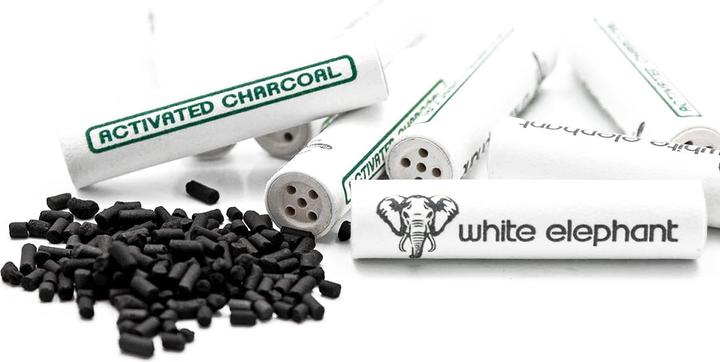 Produktbild White Elephant Activated Charcoal Filters 9mm 20pcs