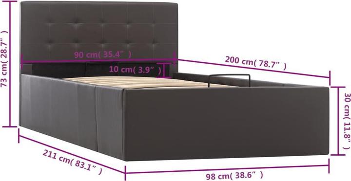 Produktbild VidaXL Bine (90 x 200 cm)
