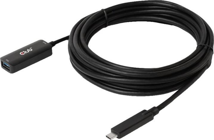 Actual product image Club 3D Club3D Cable USB 3.2 Type C <> USB Type A St/Bu (5 m, USB 3.1)