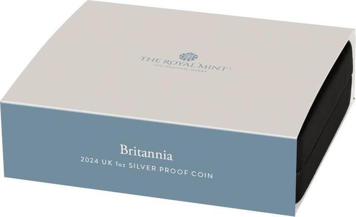 Actual product image The Royal Mint Silber Britannia 1 oz PP - 2024 (999, 2024)