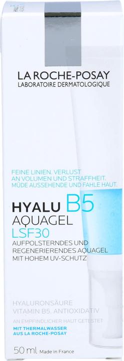 Actual product image La Roche Posay Hyalu B5 Aquagel UV German/Italian/French Gel (50 ml, Day cream, SPF 30)