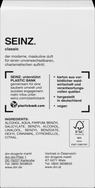 Image du produit dm Seinz. Eau de toilette classic (Eau de toilette)