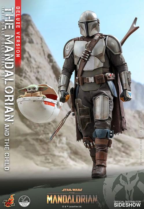 Produktbild Hot Toys Star Wars – The Mandalorian “The Mandalorian & The Child” Deluxe 1/4 Actionfiguren