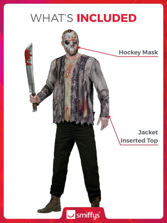 Produktbild Smiffys Freitag der 13. Jason Vorhees Kostüm (XL)