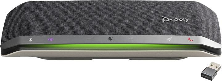 Produktbild Poly HP Sync 40+M Microsoft Teams Certified Speakerphone, Mobiltelefon/PC, Schwarz, Silber, 55 dB, 1