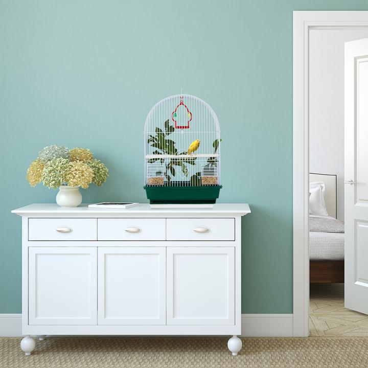 Actual product image Relaxdays Small Bird Cage with Accessories