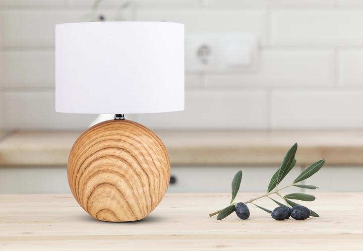 Actual product image Näve Ceramic "WOODY" table lamp (E14)
