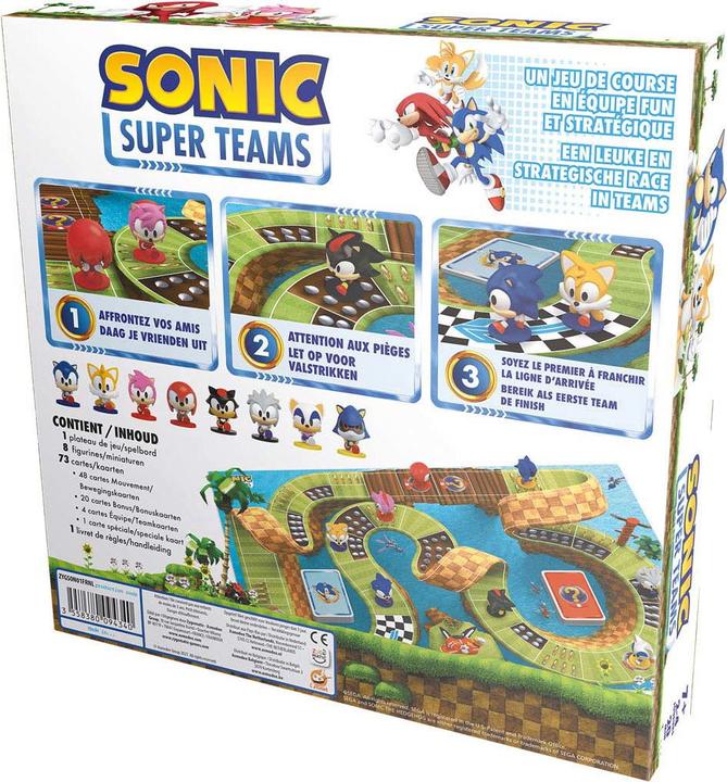 Actual product image Asmodée Sonic Super Teams (Dutch, French)