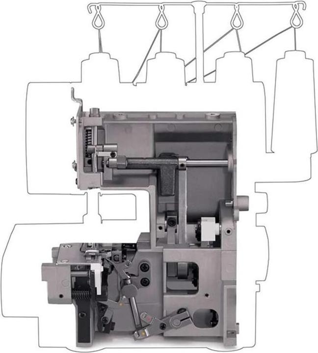 Produktbild Singer Overlock HD0405S szary