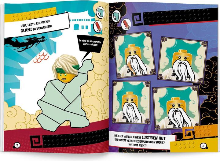 Immagine prodotto Lego Ninjago - Divertimento con i puzzle adesivi