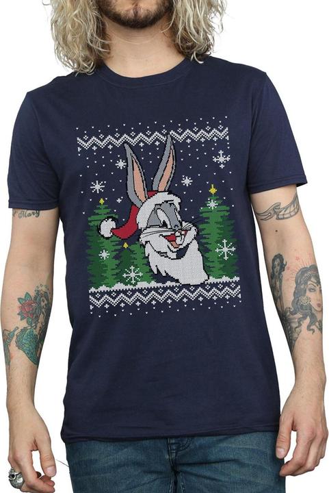 Image du produit Looney Tunes - T-shirt BUGS BUNNY CHRISTMAS FAIR ISLE - Homme (XL)