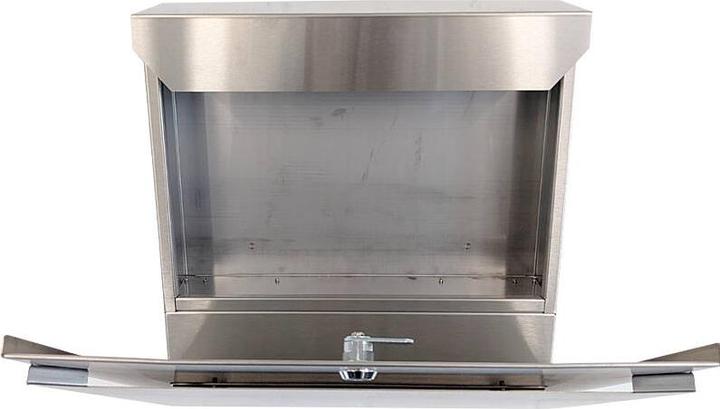 Actual product image SafePost 800 Design letterbox stainless steel