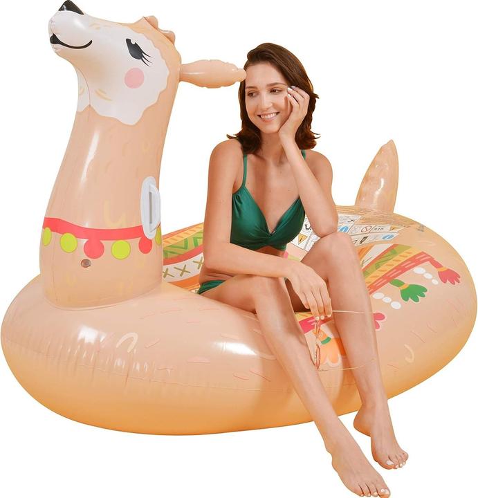 Actual product image Jilong Giant alpaca floating animal