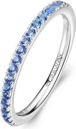 Produktbild Brosway Fancy Freedom Blue Sparkling Silver Ring FFB65 - Circuit: 54mm (54, 925 Silber)