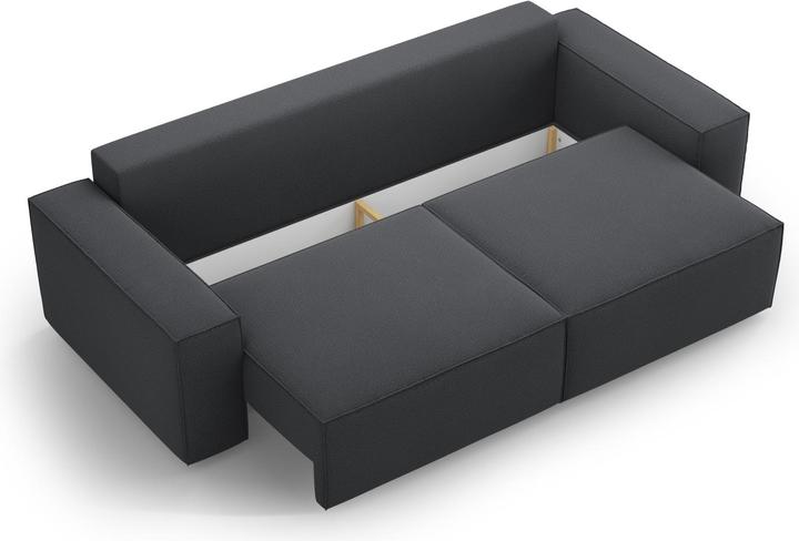 Actual product image Micadoni Sofa With Bed Function And Box, "Jodie", 3 Seats, 247x107x86 Made in Europe (2 person sofa, 3-seater, 4-seater)