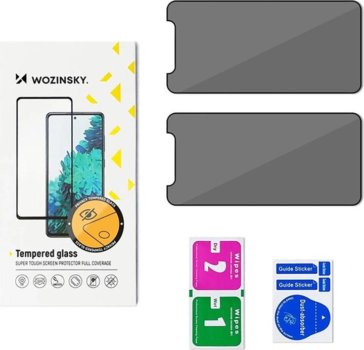 Produktbild Wozinsky Privacy Glass Panzerglas für Samsung Galaxy A06 5G / A05, 2er-Pack (2 Stück, Samsung Galaxy A05)