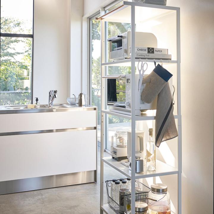 Actual product image Yamazaki 5-tier storage shelf TOWER