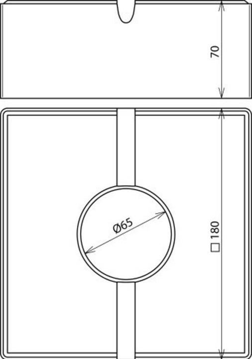 Produktbild Dehn DEHNiso-DLH Betonstein C35/45 253301 (Sockel)