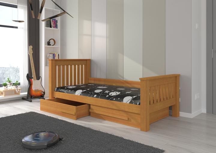 Actual product image ADRK Furniture Bed with mattress CARMEL 180x80 (180 x 80 cm)