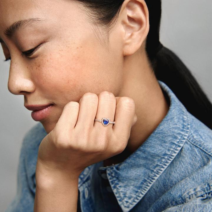 Image du produit Pandora Bague coeur scintillant en (54, Argent 925)
