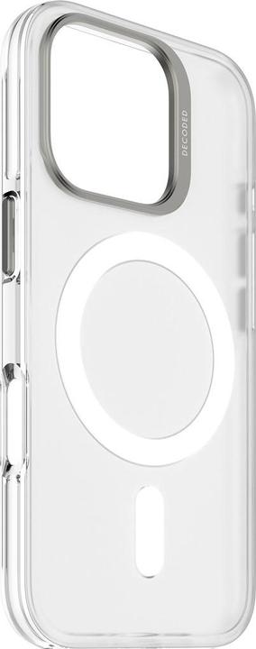 Image du produit Decoded Dos en plastique recyclé. iPhone 16 Pro Transparent Blanc (Apple iPhone 16 Pro)