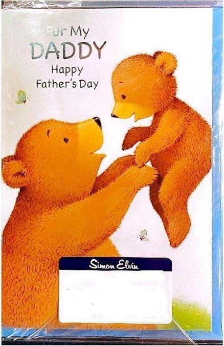 Produktbild Simon Elvin Grusskarte For My Daddy Vatertag 6erPack Karton (6 Stk.)
