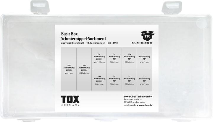 Immagine prodotto Tox Ingrassatori Basic Box - assortimento 110 pezzi.
