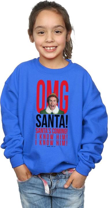 Produktbild Elf OMG Santa I Know Him Sweatshirt Mädchen (152, 158)
