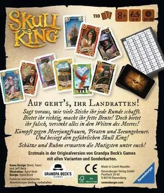 Actual product image Ravensburger Skull King (German)