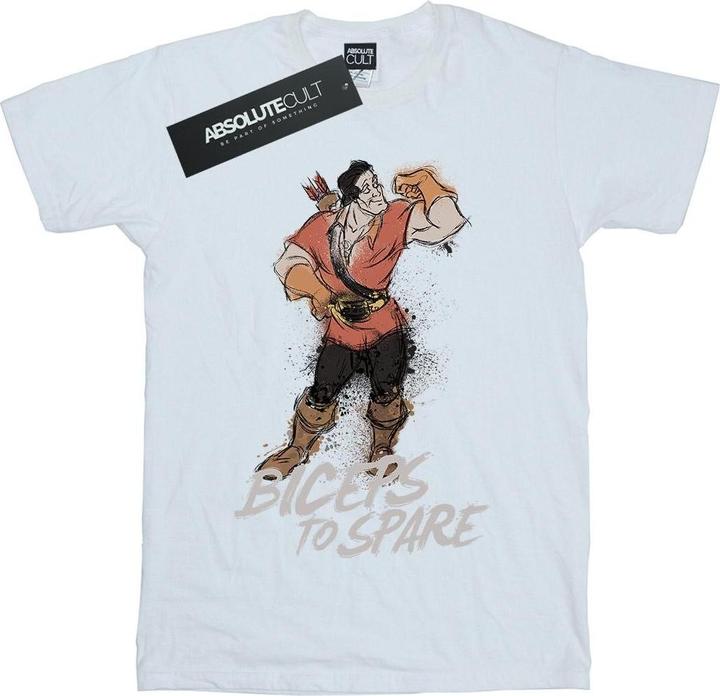 Immagine prodotto Disney Beauty And The Beast Gaston Biceps To Spare Maglietta Ampia Donna (XL)