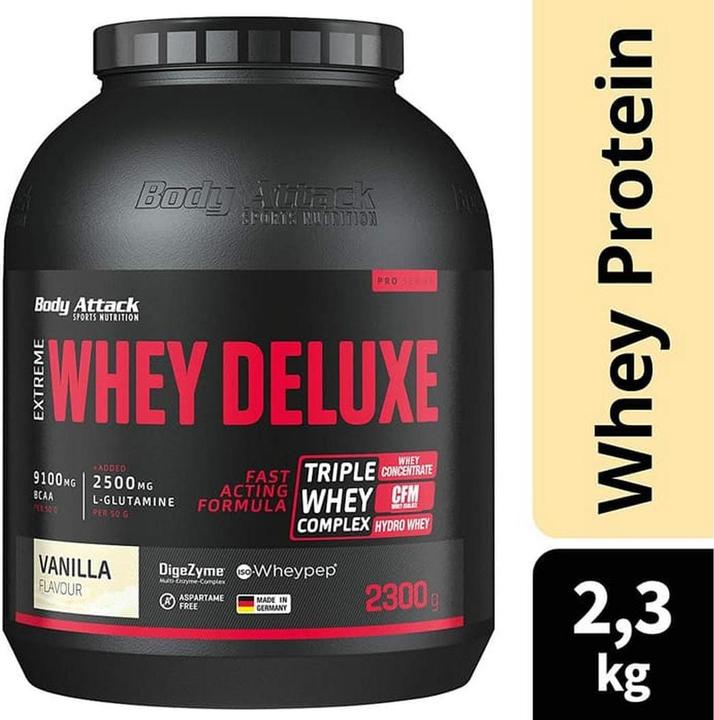 Immagine prodotto Body Attack Extreme Whey Deluxe (Vaniglia, 1 pz., 2300 g)