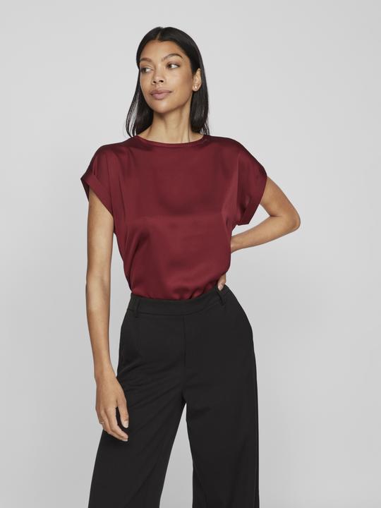 Actual product image Vila Round neckline top with short sleeves (42)