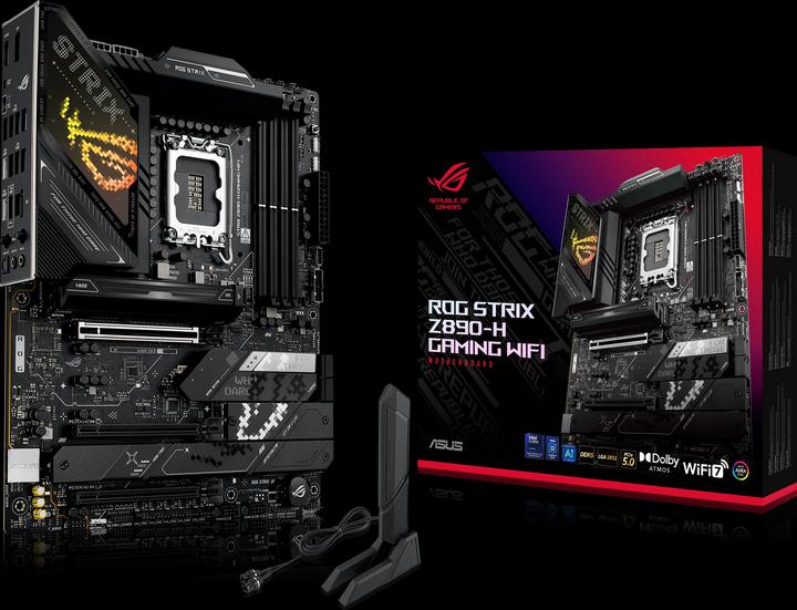 Produktbild ASUS ROG STRIX Z890-H GAMING WIFI (LGA 1851, Intel Z890, ATX)