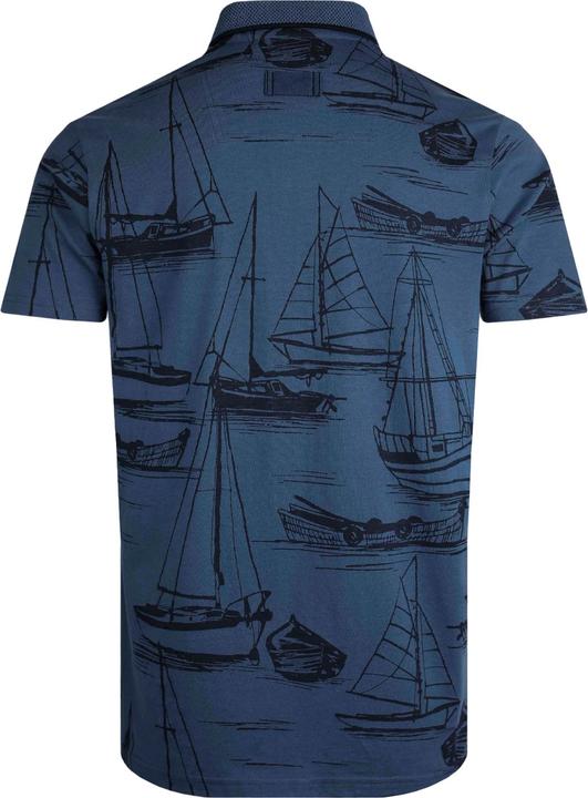 Actual product image Weird Fish Mens Sarat Sailboat Organic Cotton Polo Shirt (XL)
