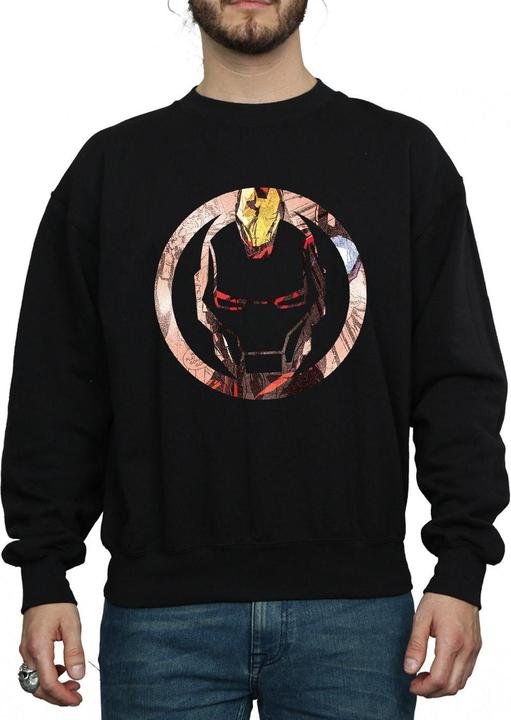 Image du produit Iron Man Sweatshirt Montage pour hommes (M)