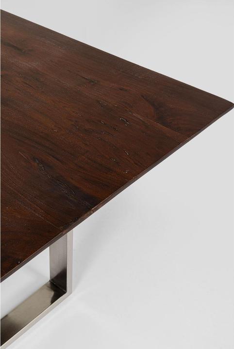 Actual product image Kare Design Table Symphony Walnut Chrome 180x90cm