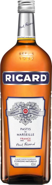 Produktbild Ricard Pastis 1,5 Liter 45 % Vol.