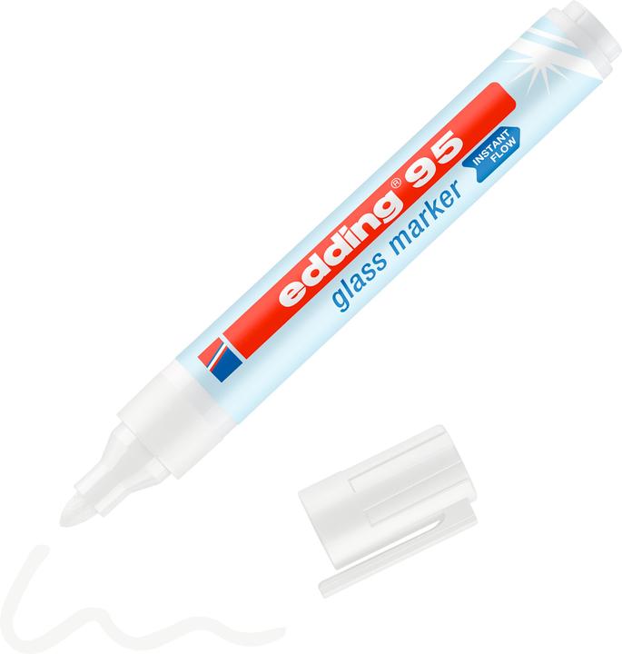 Produktbild Edding Glasmarker (Weiss, 3 mm, 1 x)