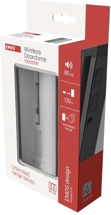 Immagine prodotto Emos Campanello aggiuntivo per P5760, P5763 (estensione del segnale), per 3x AA