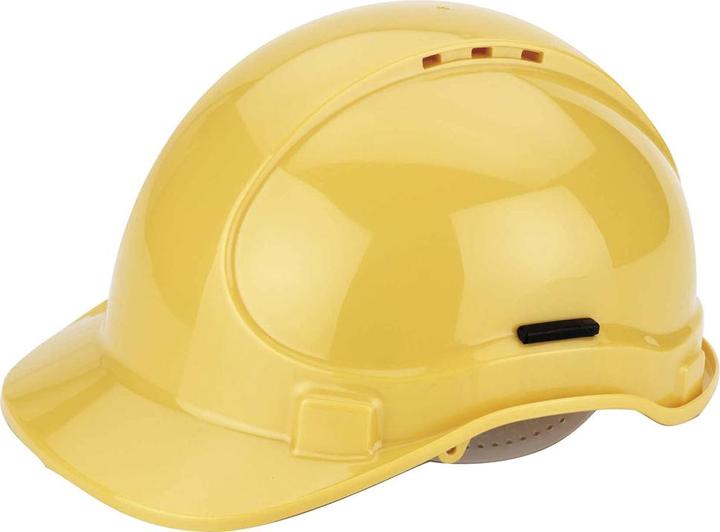 Actual product image Cimco Electricians' and industrial safety helmets DIN EN 397, yellow (53 - 61 cm)