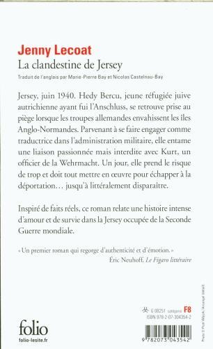 Immagine prodotto La clandestine de Jersey (Francese, Lecoat Jenny, 2024)