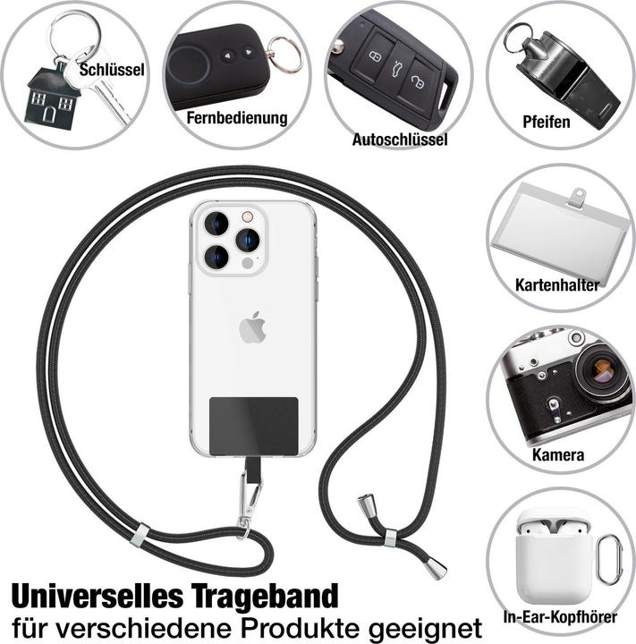 Produktbild Nalia Universal Handykette zum Umhängen mit Pad