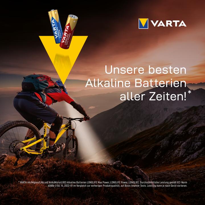 Immagine prodotto Varta potenza a lunga durata (4 pz., AA, 2960 mAh)