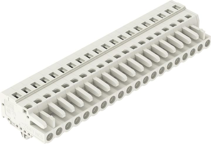 Image du produit Wago Connecteur à ressort Gris clair 721-120/008-000 Contenu : 10 pcs (721-120/008-000)