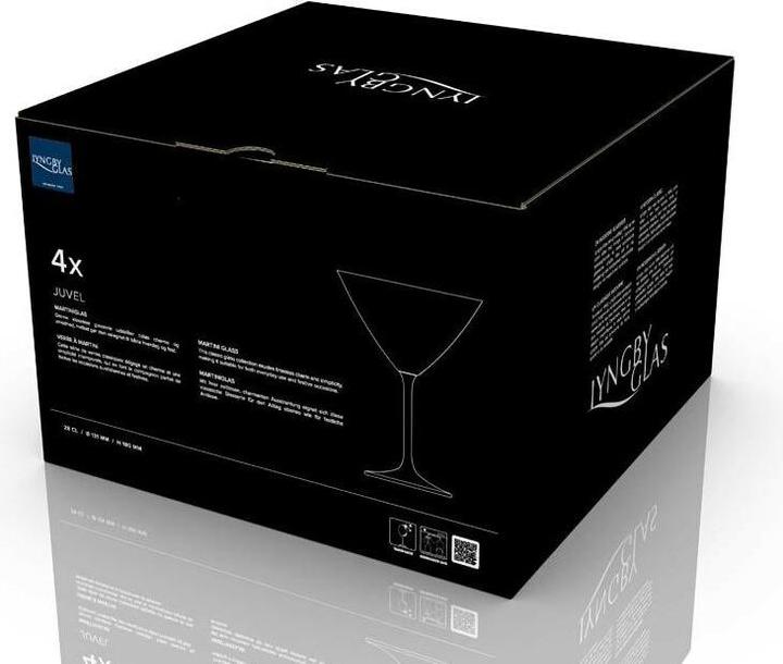 Immagine prodotto F&H Group Lyngby Glas - Bicchiere da Martini Juvel, 28 cl - 4 pz. (2.80 dl, 4 x, Bicchieri da Martini)