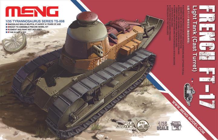 Produktbild Meng-Model French FT-17 Light Tank(Cast Turret)