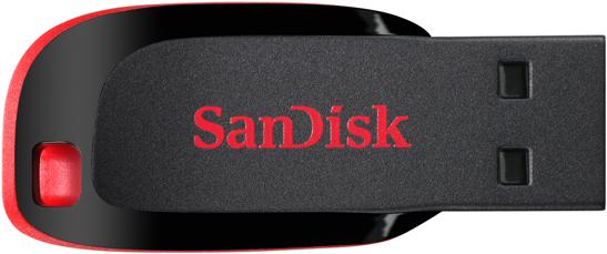 Actual product image SanDisk cruiser blade (32 GB, USB-A, USB 2.0)