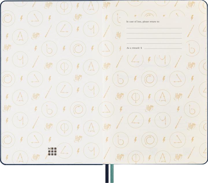Image du produit Moleskine Harry Potter Patronum (130 x 210 mm, À rayures, Couverture rigide)
