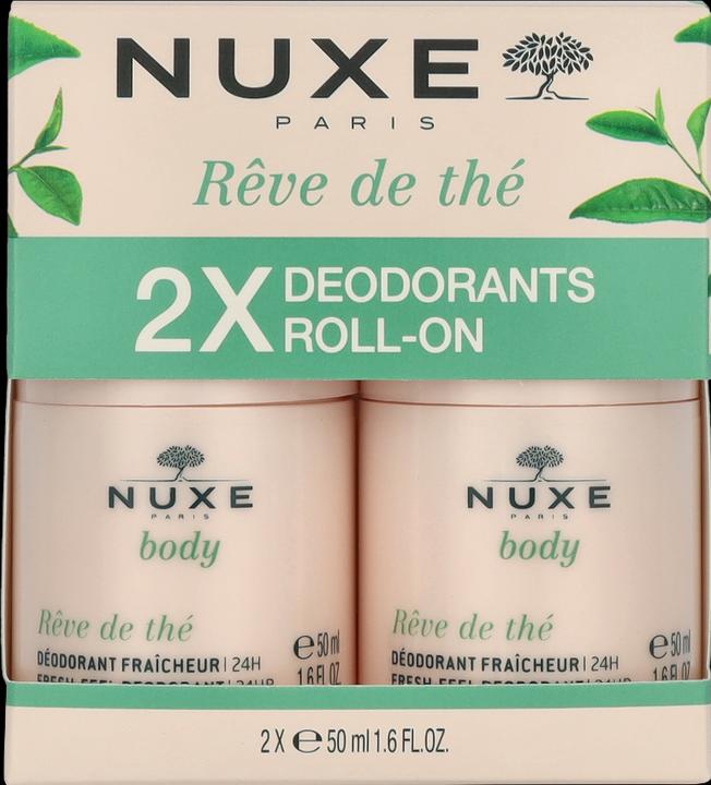 Produktbild Nuxe Rêve de Thé Duo EDeodorant 24h-Schutz erfrischend (Roll-on, 100 ml)